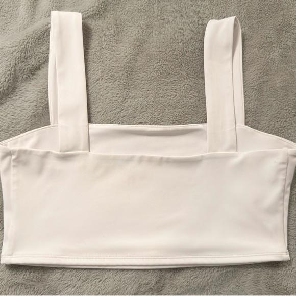 Express White Square Neck Crop Top - Picture 5 of 5